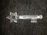 chave estrela de davi 7cm cod: 004